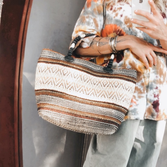 Fall Tone Custom Tie Dye Flare Sleeve Bohemian Peasant 3/4 Sleeve Top - Picture 10 of 10